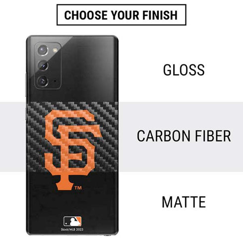 MLB San Francisco Giants - Solid Distressed Galaxy Note20 5G Skin